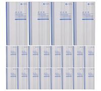 SOPOTUTU Bolsas Desechables Ligeras y Prácticas Gran Capacidad de Papel Blanco 100 para Vómitos para Viajes en Tren y Lugares Públicos
