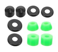 SOPOTUTU Bujes Amortiguadores para Monopatín de Poliuretano Verde Kit de Repuesto para Ejes de Longboard Almohadillas Amortiguadoras Duraderas para Skateboarding Accesorios para