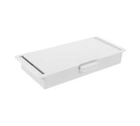 SOPOTUTU Caja De Almacenamiento Autoadhesiva Oculta para Bandeja Deslizante para Organizador De Escritorio para Oficina Escuela y Papelería De Almacenamiento Debajo Mesa Oculto