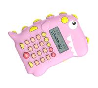 SOPOTUTU Calculadora Infantil Dinosaurio Rosa Máquina Educativa de Matemáticas Portátil para Niñas Juguete de Educación Temprana con Operaciones Básicas para Aprendizaje y Regalo Educativo
