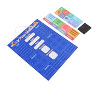 SOPOTUTU Calendario Infantil De Pizarra Blanca para Reconocimiento del Juguete Educativo De Aprendizaje para Centro De Aprendizaje De Clima y Estaciones para Desarrollo Cognitivo Pequeños