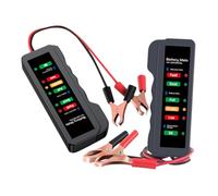 SOPOTUTU Comprobador Eléctrico de Coche Portátil 12v, Analizador de Batería Pequeño para Automóviles, Medidor de Voltaje y Prueba Rápida de Circuitos Eléctricos, 2 Unidades para