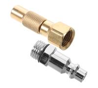 SOPOTUTU Conector Roscado Rápido para Inflado de Neumáticos Adaptador de Manguera de Aire Compatible Compresor Boquilla para Inflador de Tabla de Paddle Surf y Bicicleta Material