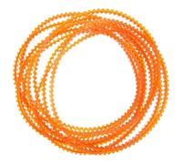 SOPOTUTU Correa Maquina de Coser Singer Correa de Transmisión Ligera y Larga Duración de Pu Naranja, Paquete de 10piezas para Máquinas de Coser Domésticas