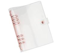 SOPOTUTU Cubierta De Libro De Sueltas y Carpeta De Anillas Funda Protectora De Pvc Transparente Reutilizable Superficie Lisa Fácil De Limpiar Adecuado Para Manuales y Blocs De Notas