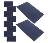 SOPOTUTU Cubiertas de Encuadernación Azul Marino 28x18 Cm, Cartulina sin Perforar de 200 G/m², Pack de 10 Hojas para Materiales de Encuadernación de Libros, Papel Artesanal de