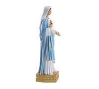 SOPOTUTU Estatua Virgen María Resina Retro Decoración Religiosa Interior Adorno Mesa Regalo