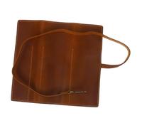 SOPOTUTU Estuche Enrollable para Bolígrafos y Lápices para Artistas, Color Marrón Cuero Crazy Horse, Gran Capacidad, Resistente Al Desgaste, Portátil para Manualidades y Dibujo, Uso Diario y Escuela