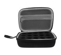 SOPOTUTU Estuche Frigorífico para Insulina 15 Compartimentos de 10 Ml Color Negro Organizador Portátil para Almacenamiento Seguro en Nevera Soporte Protector para Vial de Insulina