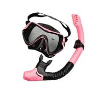 SOPOTUTU Gafas de Natación y Esnórquel con Tubo Diseño Unificado de Ventana para Visión Amplia Correa Elástica Silicona sin Sabor Protección Segura para Adultos y Actividades Acuáticas