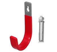 SOPOTUTU Ganchos Metálicos para Colgar Objetos Pesados en Garaje, Soporte de Almacenamiento para Herramientas y Escaleras Montaje Seguro en Pared