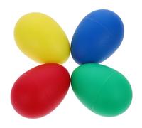 SOPOTUTU Huevos Maracas de Percusión Plásticos para Coloridas Juguetes Musicales Educativos para Ritmo y Diversión Fiestas Color Aleatorio