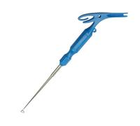 SOPOTUTU Juego 2 Pinzas Extractoras de Anzuelos 3 1 de Acero Inoxidable Herramienta para Mango Rojo y Azul para Pesca al Aire Libre y Extracción Rápida