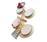 SOPOTUTU Juego de Batería de Jazz Infantil de Madera 3 a 7 Años, Instrumento Musical Educativo de Percusión de 1 Pieza para Desarrollo Creativo y Diversión Educativa