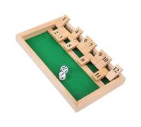 SOPOTUTU Juego de Mesa de Madera con Dados para Niños y Adultos Interacción Familiar Juego de Dados Estilo Bar Desarrollo Cognitivo para Fiestas
