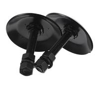 SOPOTUTU Kit de 1 Par de Zapatas Antideslizantes Resistentes para Quitanieves ATV Utv Compatibles con Vehículos Todoterreno, Patines de Repuesto para Arado de Nieve, Accesorios de Invierno