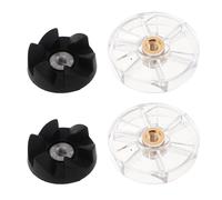 SOPOTUTU Kit de 4 Almohadillas Antivibración de Goma para Base de Motor de Licuadora, Acoplador de Engranaje de Repuesto Compatible con Nutribullet 600w y 900w, Soporte Antideslizante