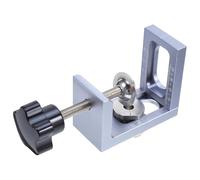 SOPOTUTU Kit de Plantilla para Taladro de Madera Sacabocados Profesional para Armarios Localizador de Ocultos para Carpintería Herramienta Metálica Resistente para Montaje de Bisagras y