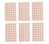 SOPOTUTU Kit Semillas de Auriculoterapia 600 Unidades Desechables para Acupresión y Masaje de Puntos Auriculares, Semillas Naturales Transparentes para Cuidado del Oído en Terapias