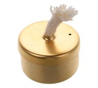 SOPOTUTU Lámpara Quemador Alcohol Portátil Mini Cobre Compacto para Camping y Laboratorio Calentador Alcohol Ligero y Resistente para Actividades al Aire