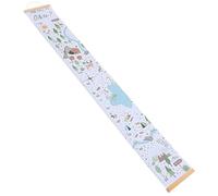 SOPOTUTU Medidor Niña Pared con Diseño de Dibujos Animados Tabla de Crecimiento Colgante para Habitación Infantil y Guardería Decoración Práctica y para Medir