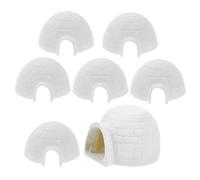 SOPOTUTU Modelo de Casa de Hielo Infantil Iglús Miniaturas de Resina y Plástico Duraderas Adornos Educativos para Decoración Animales Polares