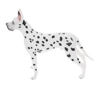 SOPOTUTU Modelo Perro Gran Danés Simulado Realista de Plástico Figura Cachorro Decorativa para Hogar y Aula Juguete Duradero para Estimulación Cognitiva