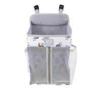 SOPOTUTU Organizador Colgante para Pañales con Estampado de Animales para Cuna y Cambiador Bolsa de Almacenamiento Ligera y Fácil Instalación para Guardería y Parque Infantil