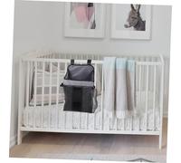 SOPOTUTU Organizador Colgante para para Cuna con Gran Capacidad para Guardería Almacenamiento de Toallitas y Accesorios de Bolsa de Almacenamiento Lateral para Cambiador