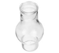 SOPOTUTU Pantalla de Vidrio para Lámpara de Queroseno de Repuesto Resistente al Viento Diseño Vintage con Textura Mate Compatible con Lámparas Pequeñas y Quinqués