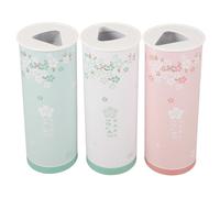 SOPOTUTU Pañuelos Portátiles Para Coche Caja Cilíndrica Para Portavasos, 3 Colores, Adecuados Para Baños y Viajes