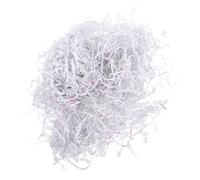 SOPOTUTU Papel Triturado para Relleno de Cajas y Regalos Papel Shredder Decorativo Reciclable Blanco Brillante Bolsa para Manualidades y Embalaje
