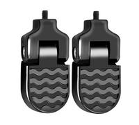 SOPOTUTU Par de Pedales Traseros Plegables para Bicicleta de Montaña Reposapiés Trasero de Aleación de Aluminio Ligero y Duradero Soporte Seguro Accesorio Adecuado para Ciclismo al Aire