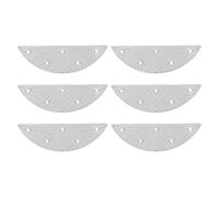SOPOTUTU Placas de Talón de Hierro Resistentes Antideslizantes, 3 Pares de Almohadillas Protectoras Metálicas para Reparación de Suelas, Compatibles con Botas y Calzado de Trabajo,