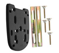 SOPOTUTU Portaequipajes Motocicleta Base de Resistente con Tiras Antivibración y Antideslizantes para Maletero Eléctrico y Scooter Montaje Fácil con Tornillos