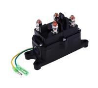 SOPOTUTU Relé Solenoide para Cabrestante Contactor Resistente para Atv Utv y Pick-up Compatible Fácil Instalación y Seguridad Mejorada