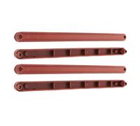 SOPOTUTU Rieles Guía para Cajones de 235 MM en Plástico Duradero, 2 Juegos para Instalación en Armarios, Cajoneras y Teclados