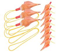 SOPOTUTU Silbatos de Caracola Portátiles 10 Pcs Silbato para Exteriores y Fiestas Tamaño 9-135 CM Generador de Ruido Decorativo para Obsequio y Viaje