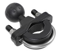 SOPOTUTU Soporte para Teléfono para Motocicleta Base de Montaje M10 en U, Compatible Manillares de 7-15,6 Mm, Soporte de Bola para Navegador GPS y Accesorios de Moto