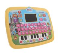 SOPOTUTU Tableta Educativa para Aprender Español Pantalla Led, Juguete Interactivo para Pequeños, Bloc de Aprendizaje Bilingüe, Herramienta de Enseñanza Números, Alfabeto y Música, Color