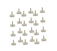 SOPOTUTU Tachuelas para Muebles Transparentes Antideslizantes, Clavos para Sofá Cabeza De Nailon, Protección para Patas De Mesa y Silla, Set De 20 Piezas, Uso Doméstico