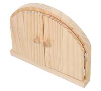 SOPOTUTU Tapa de Enchufe de Madera Maciza de Interruptor Placa de Control de Luz para Puertas de Hadas Prueba de Mascotas Que Oculta Placas de Pared Interruptores Manchas Dormitorios