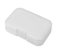 SOPOTUTU Tapa para Toallitas Húmedas para Bebés, Reutilizable y Fácil de Limpiar, Color Blanco, Plástico Resistente, Compatible Varios Contenedores, Pack de 30 Piezas