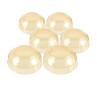 SOPOTUTU Tapa Protectora para Detectores de Humo 6 Unidades Cubierta Antidespolvante Plástico Resistente para Alarmas contra Incendios Uso Hogar Cocina Oficina