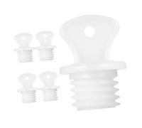 SOPOTUTU Tapón de Goma Flexible para Bolsa de Agua Caliente, Tamaño Mediano 20 Mm, Juego de 5 Piezas, Sello Antiderrames Resistente y Compatible para Terapia de Calor Hogar