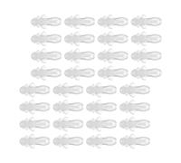 SOPOTUTU Tapones Oídos de Silicona Transparente Reutilizables, Impermeables y Suaves, 30 Pares para Dormir, Nadar y Protección Auditiva en Entornos Ruidosos