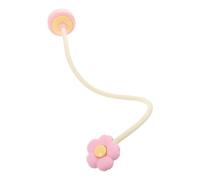 SOPOTUTU Tope de Puerta para Lavadora de Carga Frontal Floral Rosa, Soporte Flexible Antiolor y Ventilación, Accesorio para Evitar Cierre Accidental y Malos Olores en Lavandería Doméstica