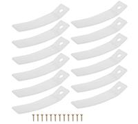 SOPOTUTU Topes Antideslizantes Transparentes para Cajones de Cómoda Guías Laterales y Inferiores Tornillos de Acero Inoxidable 40 Piezas 20 Topes 60Mm 20 Tornillos 30X16 para