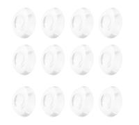 SOPOTUTU Topes para Puertas Transparentes De Silicona 5 Cm, Protector De Pared Acolchado Grueso, Amortiguador De Impacto para Puertas Interiores y Exteriores, Uso Residencial, Kit 12 Unidades