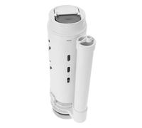 SOPOTUTU Válvula Doble Descarga para Inodoro con Botón Pulsador Kit de Repuesto Compatible Instalación Rápida sin Herramientas Evacuación de Agua para Baño